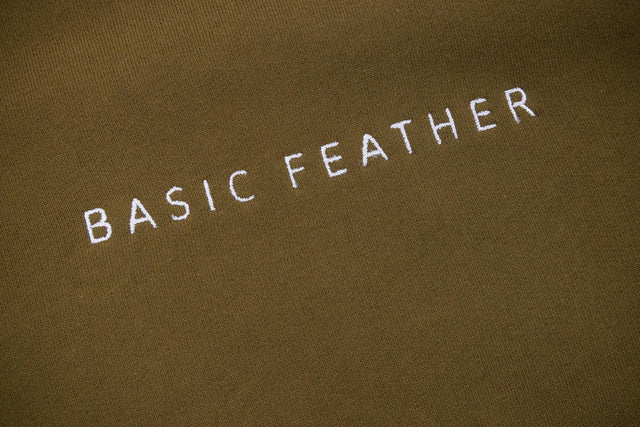 BF Sweatshirt Olive Green - Basic Feather